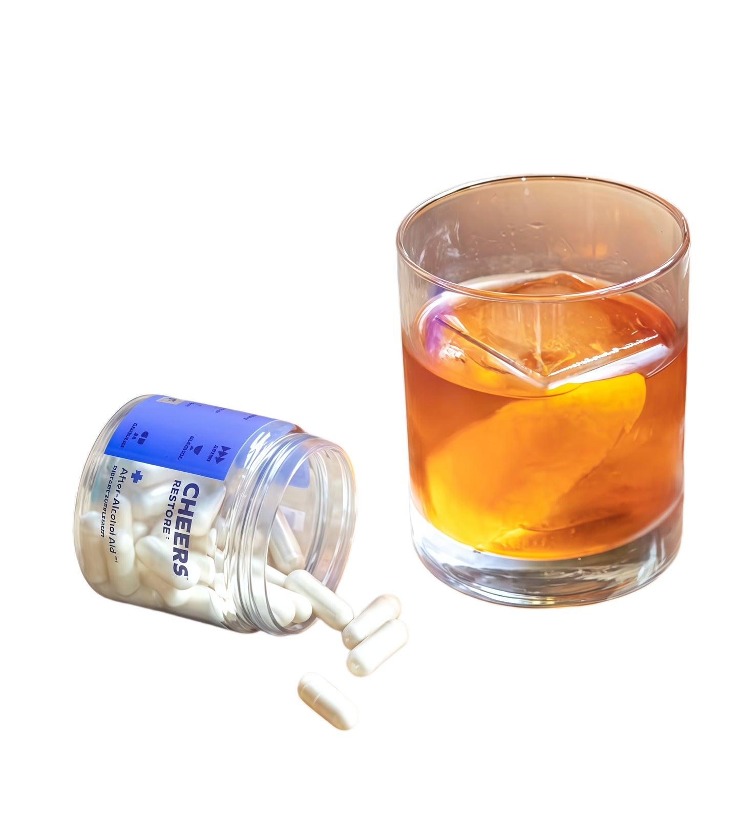 Cheers Restore | Supplement with DHM + L-Cysteine | Feel Better After Drinking & Support Your Liver | 12 Doses | Dihydromyricetin, Cysteine, Prickly Pear, B-Vitamins, Ginger